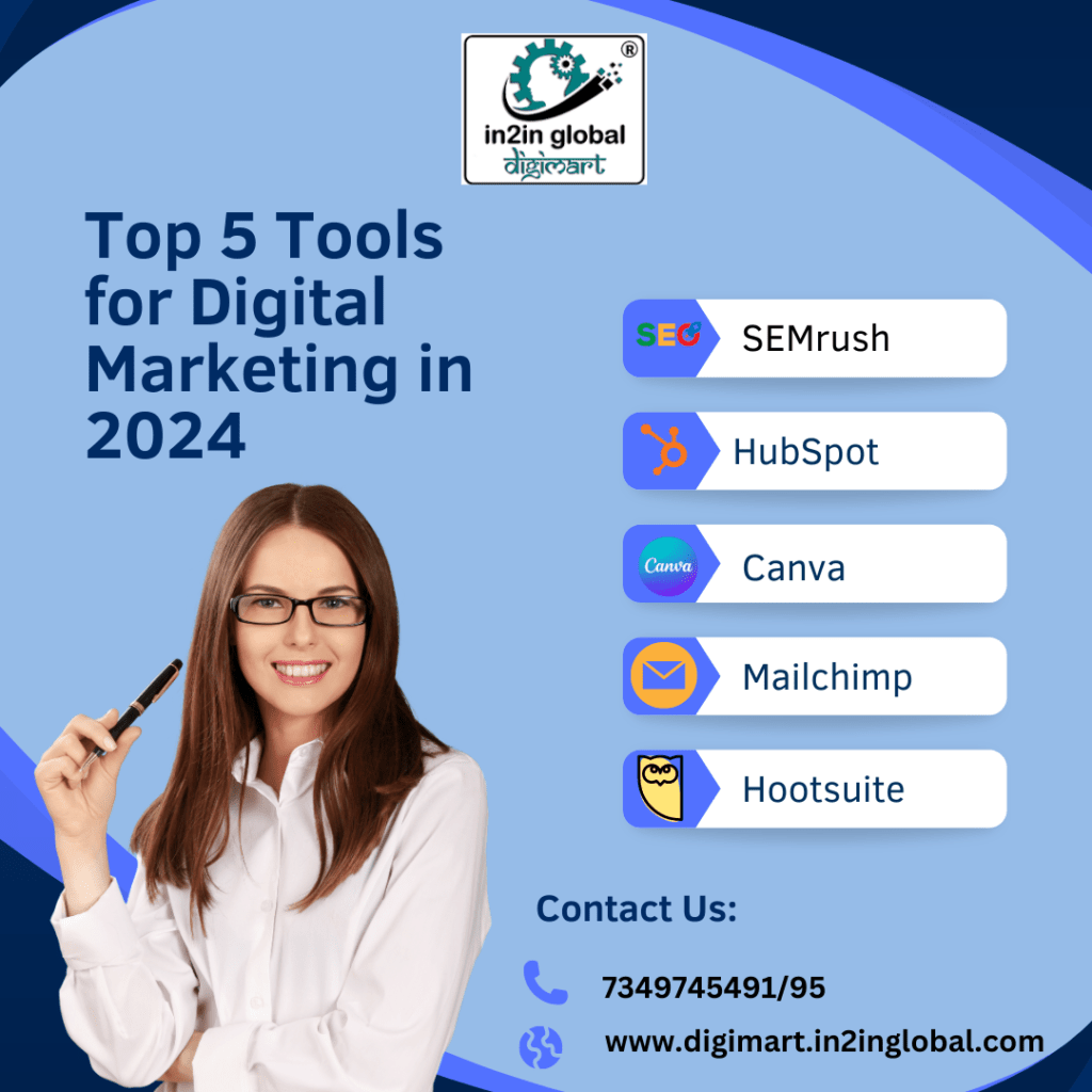 top 5 tools for digital marketing